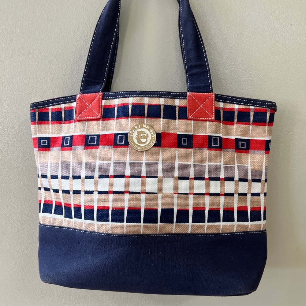 Spartina 449Island tote Duafuskie island Natural linen